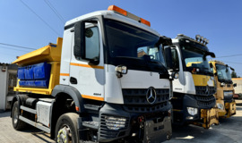 Mercedes Benz AROCS 4x4, Euro 6 + Schmidt STRATOS III 6m3