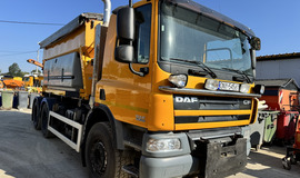 DAF CF 75 6x4 Euro 5 piaskarka 9m3