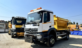 Mercedes Benz AROCS 4x4, Euro 6 + Schmidt STRATOS III 6m3